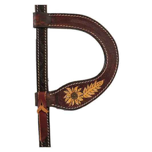 Circle Y Golden Sunflower One Ear Headstall