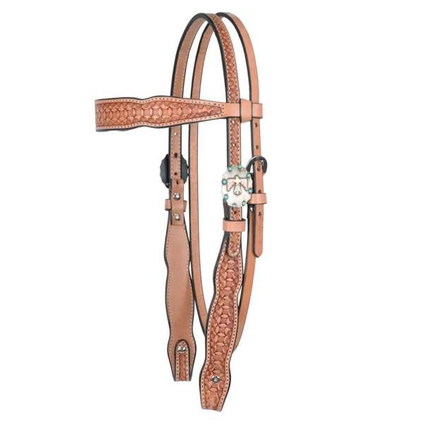 Circle Y Windsor Lite Oil Browband Headstall