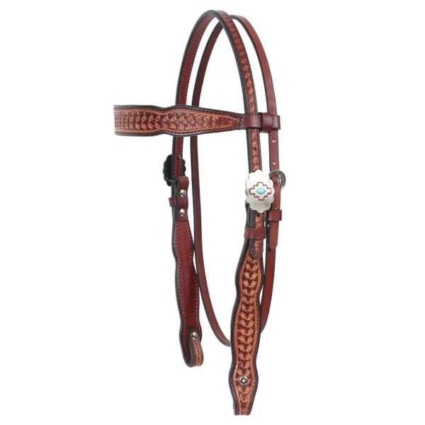 Circle Y Dawson Vintage Browband Headstall