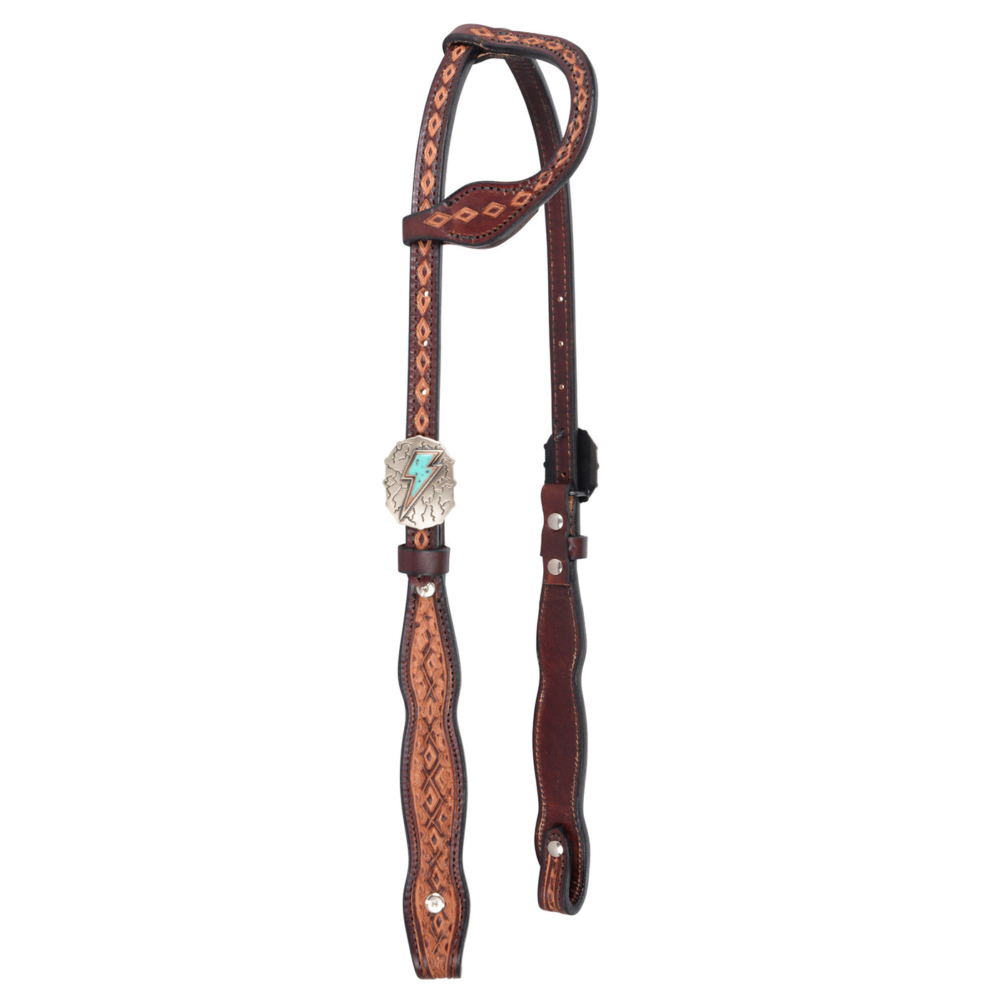 Circle Y Montana Vintage One Ear Headstall