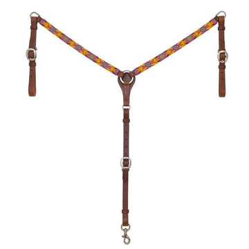 Circle Y Infinity Bubblegum Breast Collar