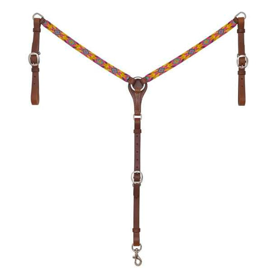 Circle Y Infinity Bubblegum Breast Collar