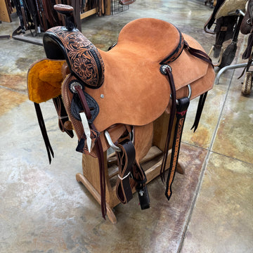 R Bar B Summit Series Ranch Cutter Saddle, 16" Seat