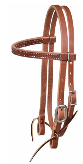 Berlin Custom Leather Pony Browband Headstall