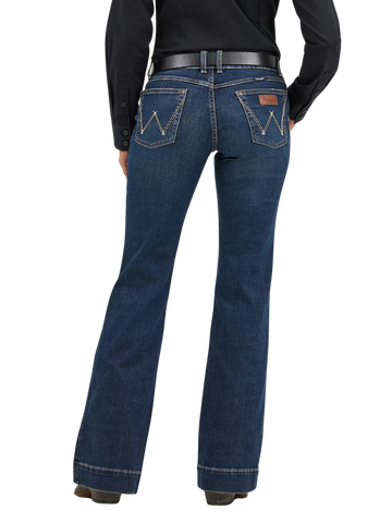 Wrangler Women's Retro Mae Wide Leg Trouser Jean-Samantha