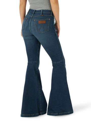 Wrangler Women's Retro High Rise Trumpet Flare Jean-Jana