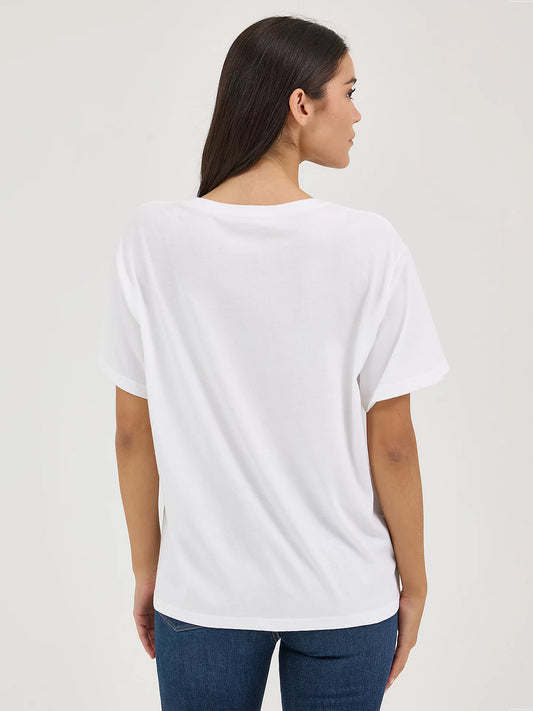 Wrangler Women's Faded West Graphic Girlfriend T-Shirt
