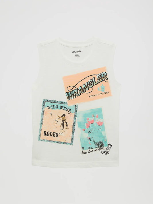 Wrangler Girl's Western Graphic Tank
