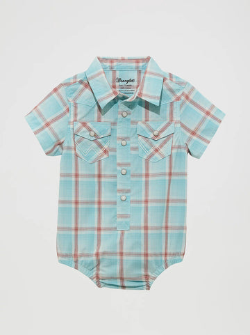 Wrangler Baby Boy Short Sleeve Western Snap Bodysuit