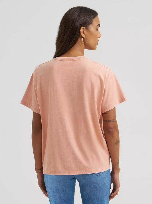 Wrangler Women's Climb in the Saddle Girlfriend Fit Graphic Tee