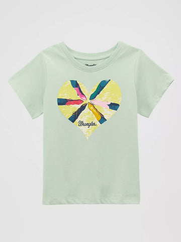 Wrangler Girl's Cowgirl Boot Love Graphic Tee