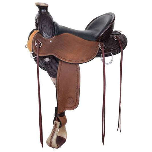 Circle Y Oakwood Flex2 Trail Saddle, 16"