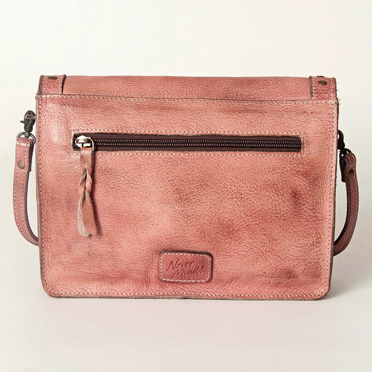 Never Mind Vintage Leather Crossbody Purse
