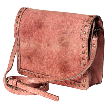 Never Mind Vintage Leather Crossbody Purse