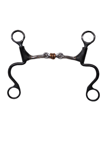 Dutton Short S Calvary Cheek 3 Piece Dogbone w/ Copper Rings