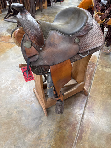 Used All Around/Breakaway Saddle, 14" Seat