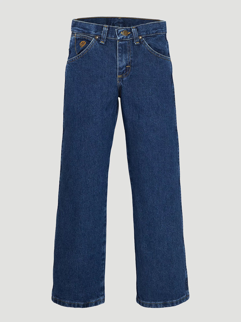 Wrangler George Strait Little Boy's Original Cowboy Cut Jean-Heavy Stone Denim