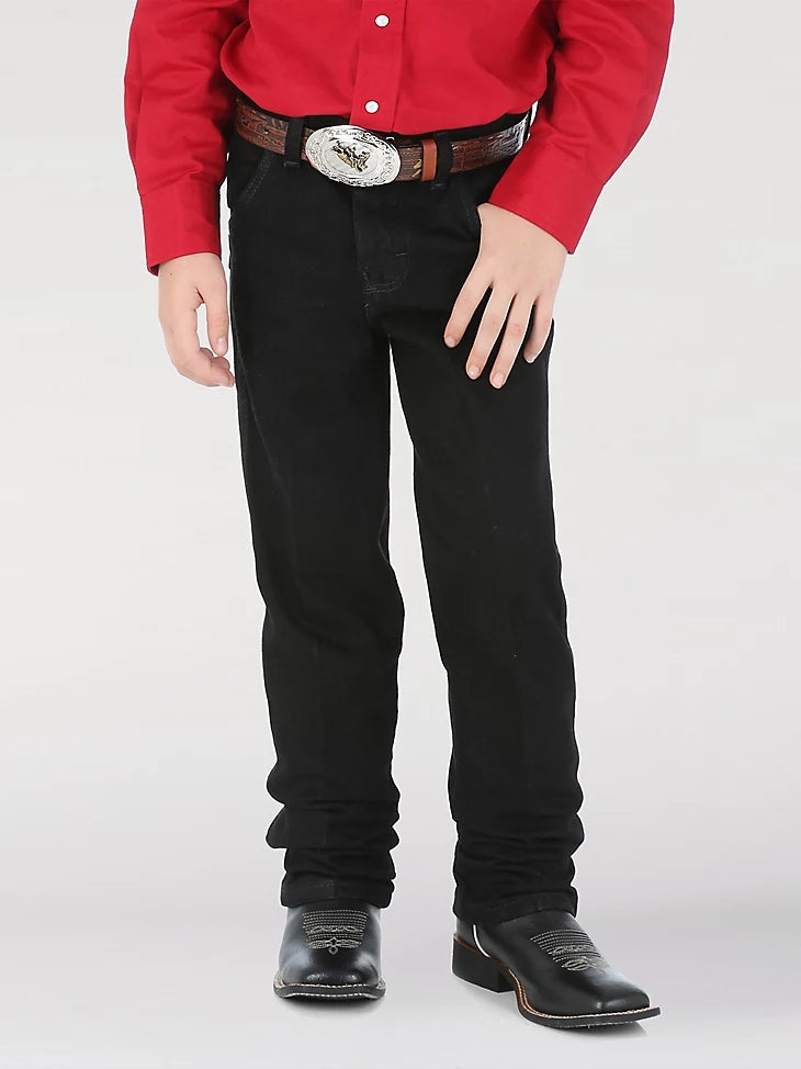 Wrangler Boy's Cowboy Cut Original Fit Jean-Overdyed Black