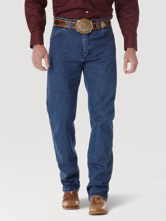Wrangler Men's Cowboy Cut Original Fit Jeans-Stonewashed