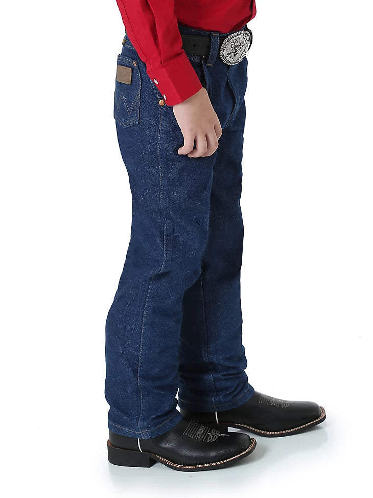Wrangler Little Boy's Cowboy Cut Original Fit-Prewashed Indigo