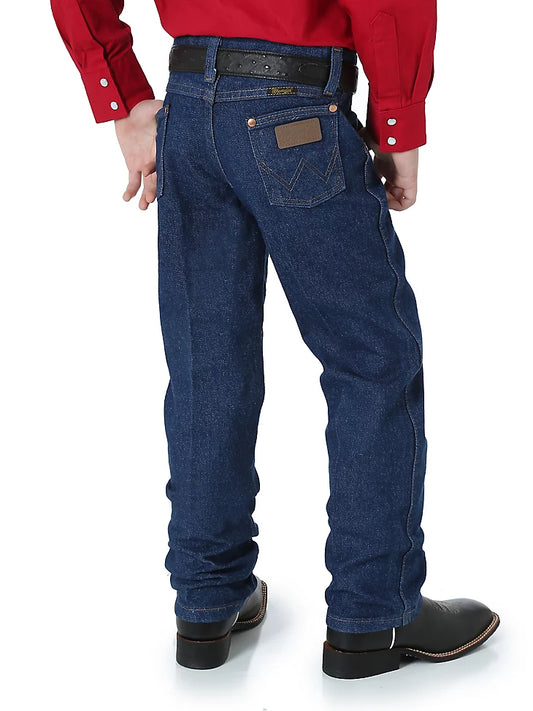 Wrangler Little Boy's Cowboy Cut Original Fit-Prewashed Indigo