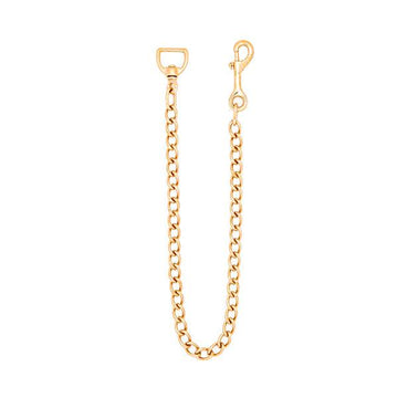 Weaver Barcoded 730 Lead Chain, 30" Brass Plated