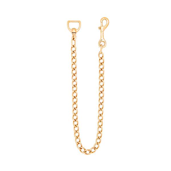 Weaver Barcoded 730 Lead Chain, 30" Brass Plated