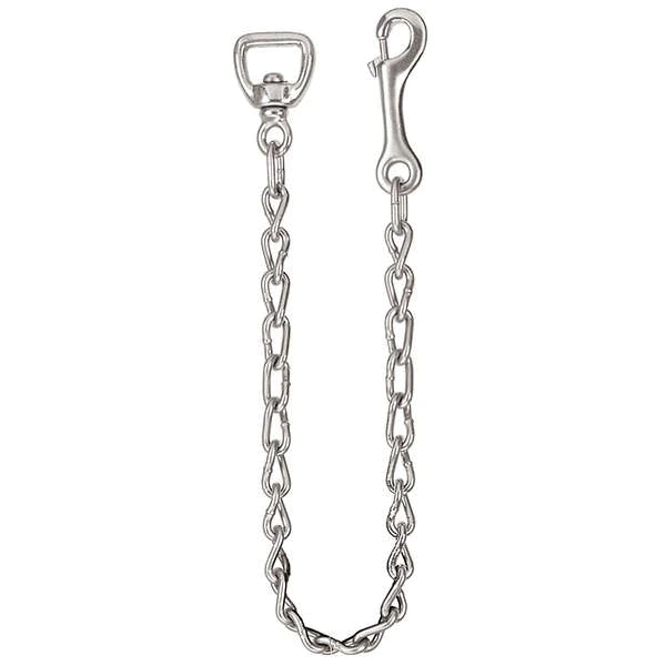 Weaver Barcoded 730 Lead Chain, 30" Nickel Plated