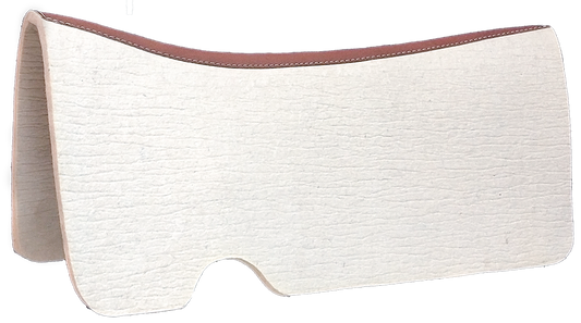 Blue Horse Cream Pressed Wool Contoured Liner Pad