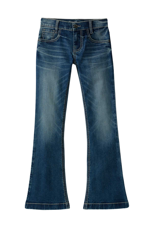 Cruel Girls Violet Mid Rise Trouser Jeans