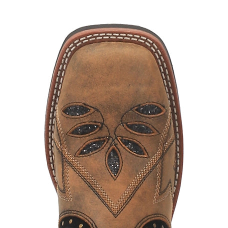 Laredo Women's Bouquet Western Performance Broad Square Toe Boots