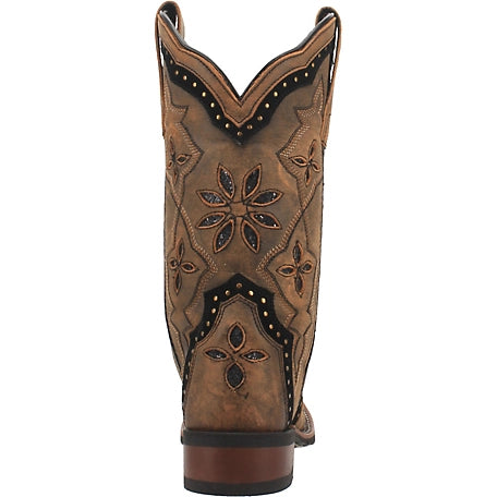 Laredo Women's Bouquet Western Performance Broad Square Toe Boots