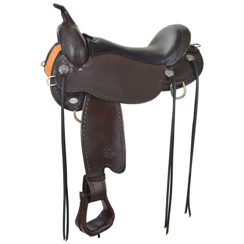 Circle Y 1667 Salt River Flex2 Saddle, 17"