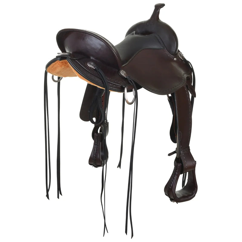 Circle Y 1667 Salt River Flex2 Saddle, 17"