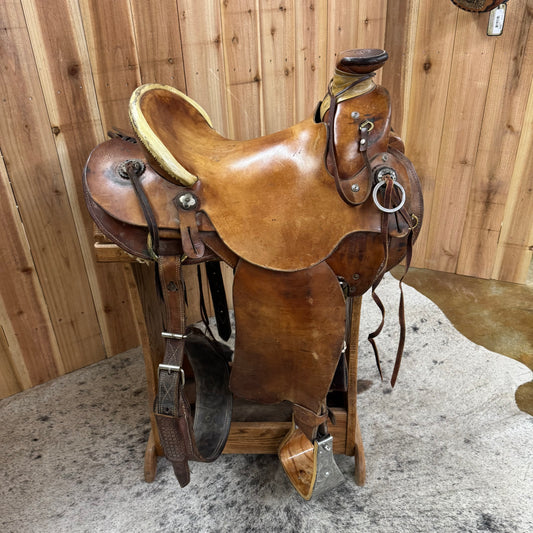 Used Tommy D. White Custom Rancher, 14.5" Seat