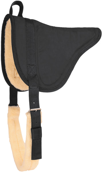 Mustang Black Microsuede Bareback Pad