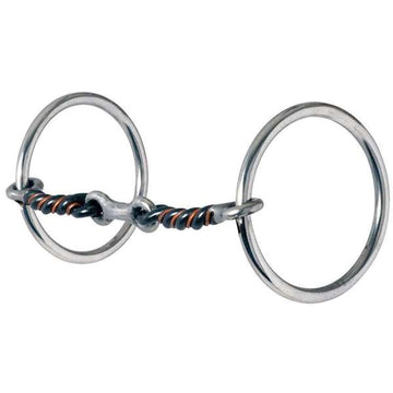 Reinsman Medium Loose Ring w/Dogbone Snaffle Bit