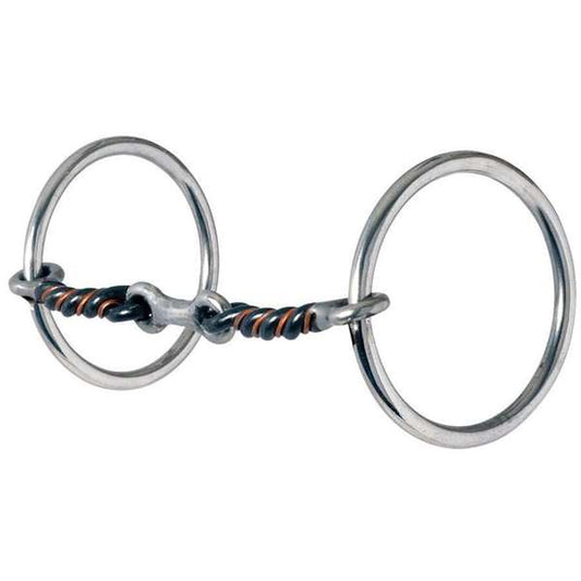 Reinsman Medium Loose Ring w/Dogbone Snaffle Bit