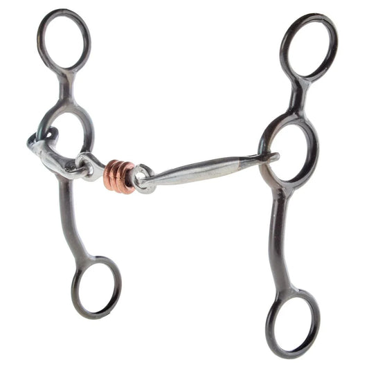 Dutton Bits Smooth Dog Bone Circle Gag Bit
