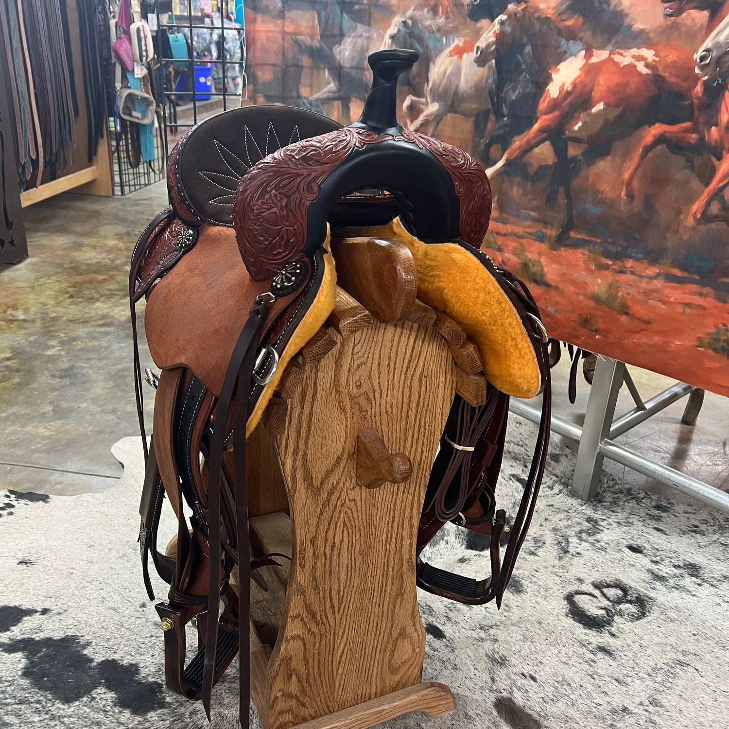 Barrel Saddle