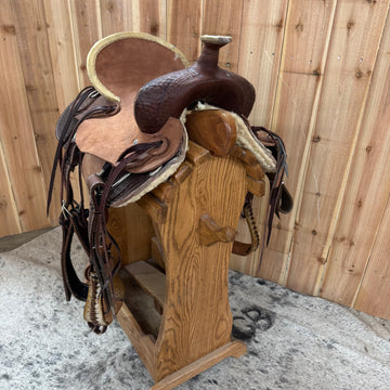 Used Youth Ranch Saddle, 13" Seat