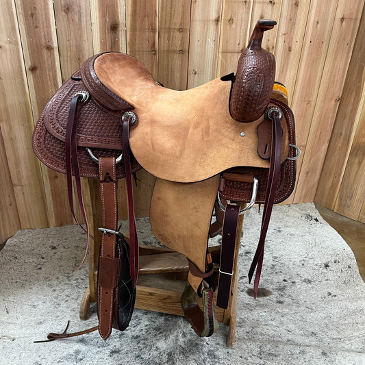 HR Ranch Cutter Saddle, 16" Seat