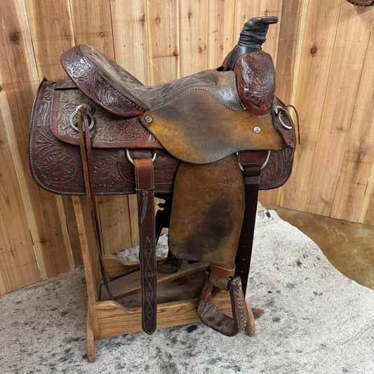 Used Montana Saddlery Roper Saddle, 16" Seat