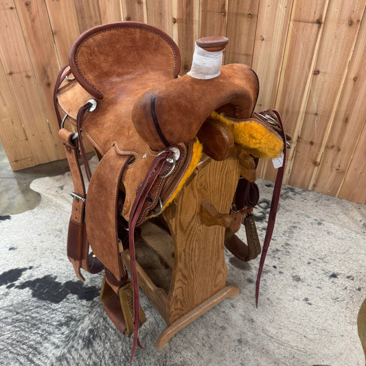 R Bar B Workhorse Seat Rig Rancher, 16" Seat