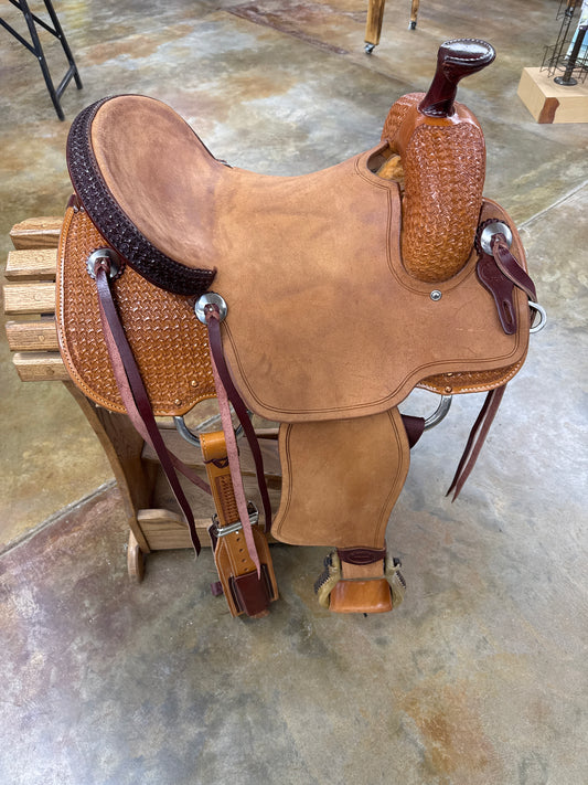R Bar B Workhorse All Around Saddle, 15" Seat