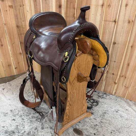 Used Circle Y Flex Tree Trail Saddle, 17" Seat