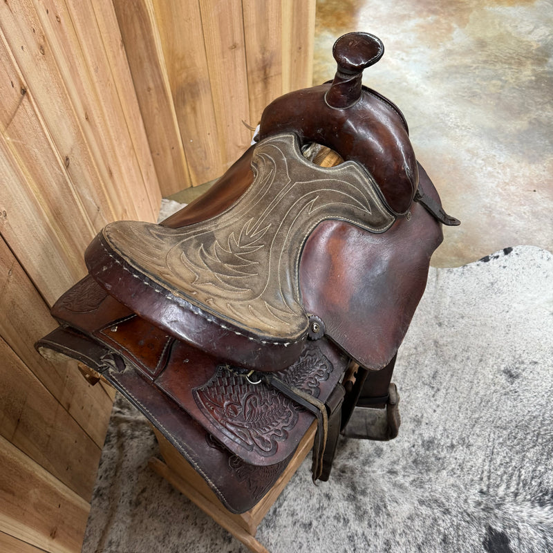 Used Nigro's Western Store Roper, 15.5" Seat