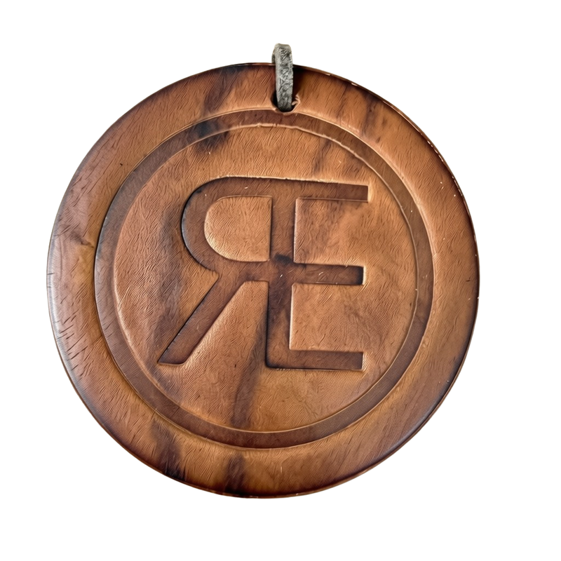 Reinsman Leather Round Air Freshner