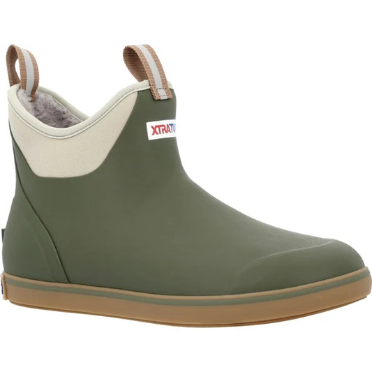 XTRATUF Men's 6" ADB Fleece Lined Cold Weather Ankle Deck Boot