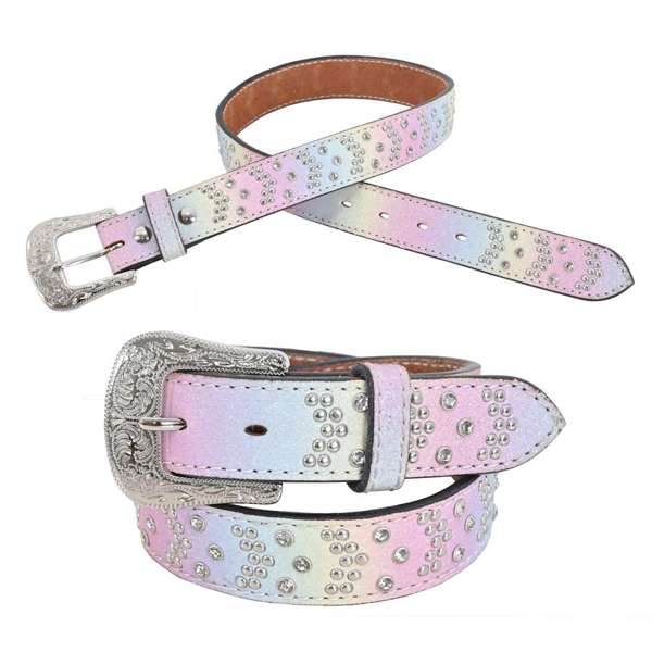 Circle Y Youth Girl's Cotton Candy Belt